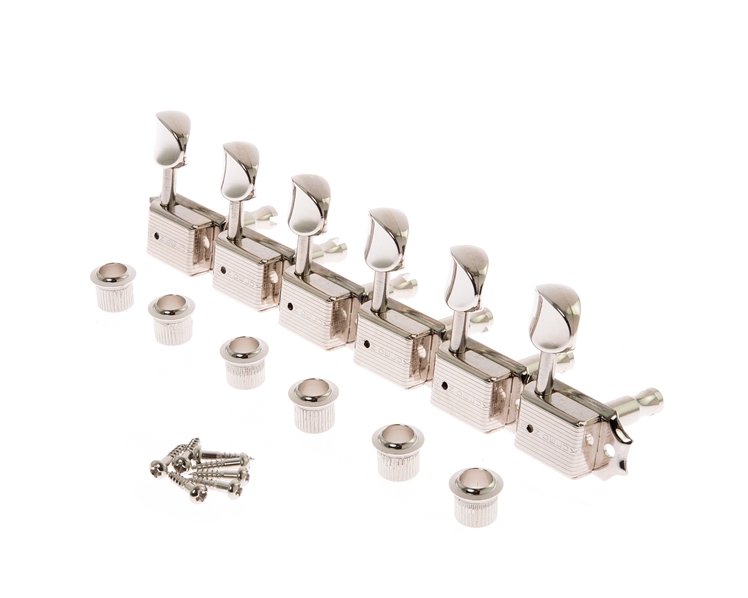 Kluson 6 In Line Set Of Tuners Single Line Right Handed