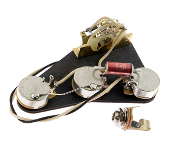 Pre-Wired Premium Vintage Paper in Oil Hendrix Strat Upgrade Kit