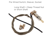 Pre-Wired Premium Vintage Paper in Oil Les Paul Short Shaft Upgrade Kit