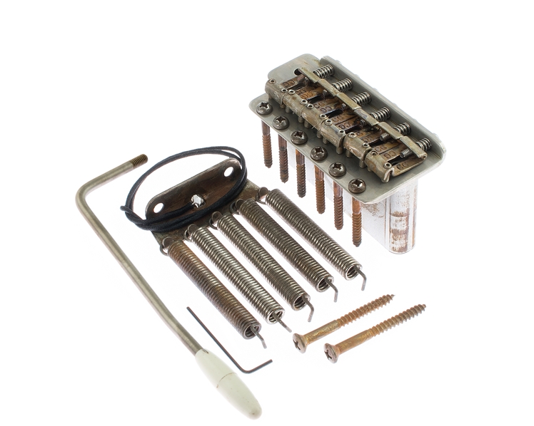 Callaham Narrow Vintage Strat Bridge Kit EX Aged