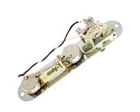 Tele Complete Chrome Pre Wired Control Plate + Options