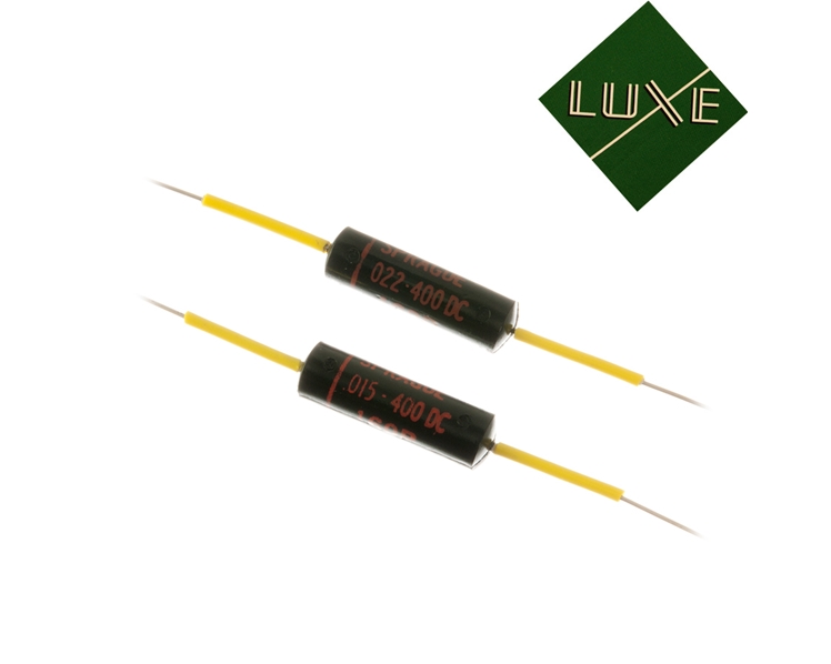 Woman Tone Capacitor Kit Paper & Foil .022mF & .015mF Black Beauty Capacitors