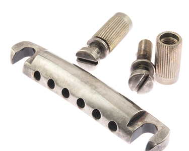ABM 3020NA Stop Bar Tail Piece Bell Brass De Shined Nickel