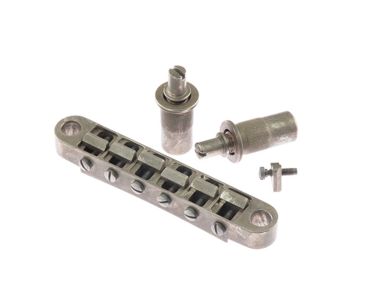 ABM 2506N Bell Brass Big Stud Epiphone De Shined Nickel Bridge Kit