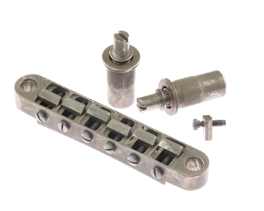 ABM 2506C Bell Brass Big Stud Epiphone Stone Aged Nickel Bridge Kit