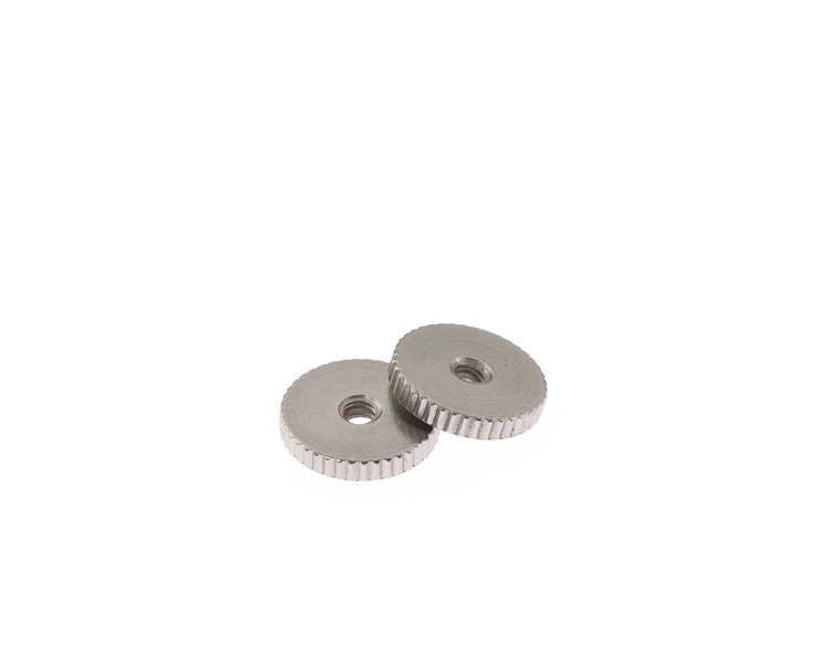 ABR-1 Thumbwheel Steel Coarse Knurl Nickel