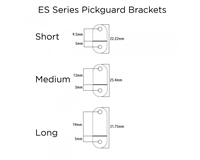 Gibson Style ES Series Pickguard Bracket Medium Nickel