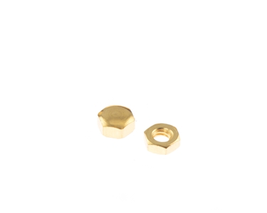 Gibson Style ES Series Pickguard Bracket Open & Blind Nut Gold
