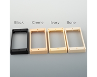 Humbucker Mounting Rings Black Flat or Curved