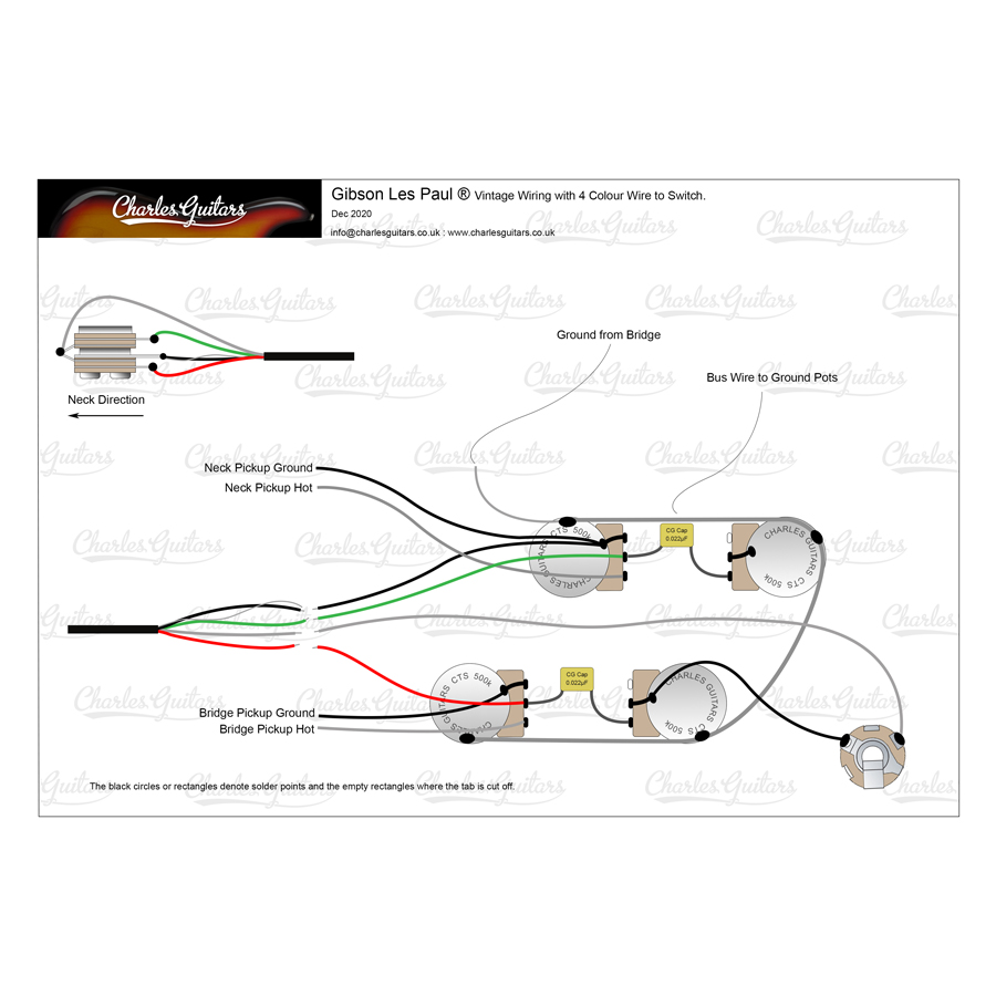 Gibson LP 4 Conductor 50's Wiring