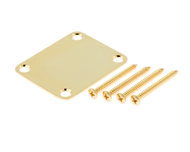 Gotoh Neck Plate With Screws Gold